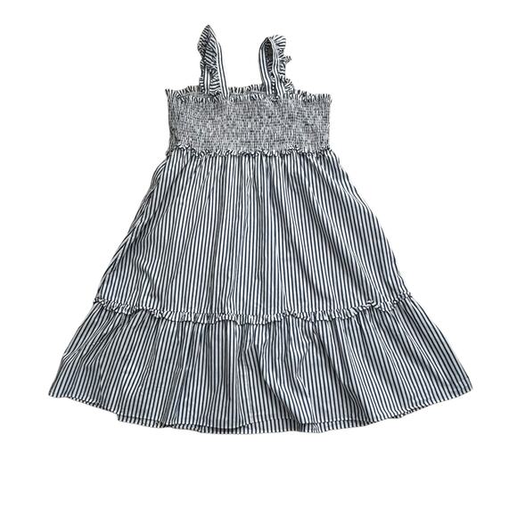 Draper James Smocked Tiered Striped Sleeveless Ruffled Midi Dress Size 1X* - Picture 2 of 10